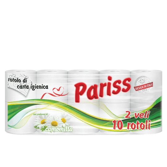 Pariss тоалетна хартия 10 ролки, 2 пласта