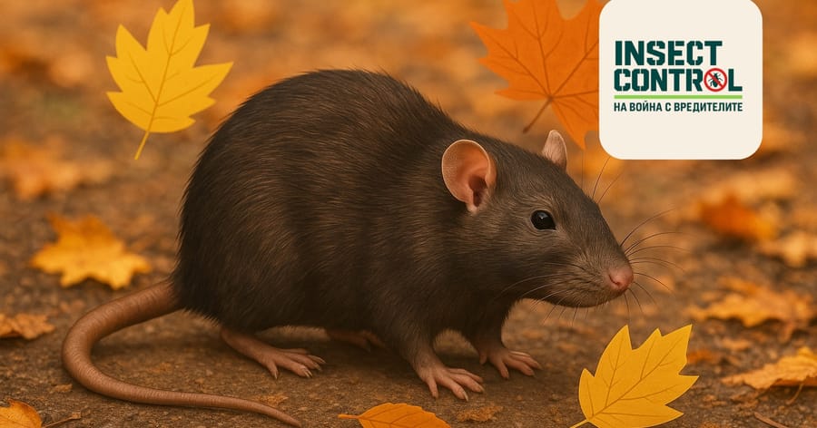 Ефективна дератизация на складове и мазета преди зимата – професионална защита от гризачи с Инсект контрол