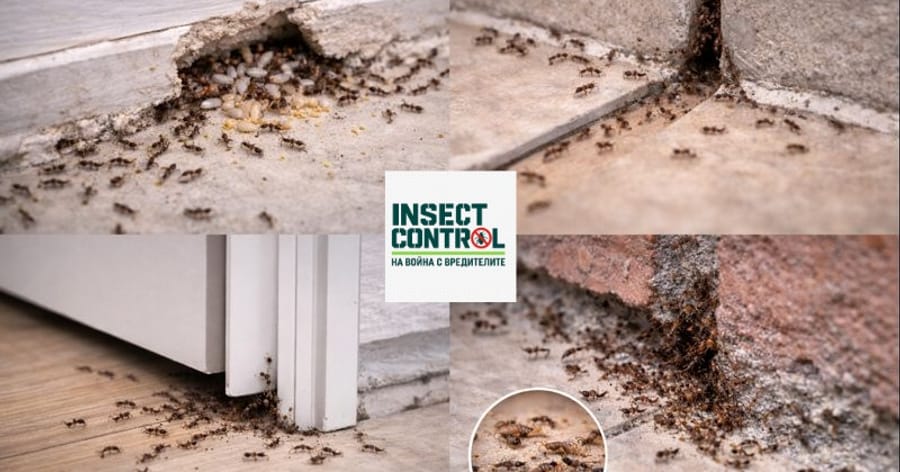 Професионален подход от фирма Инсект Контрол при унищожаването на мравките