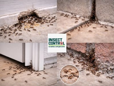 Професионален подход от фирма Инсект Контрол при унищожаването на мравките