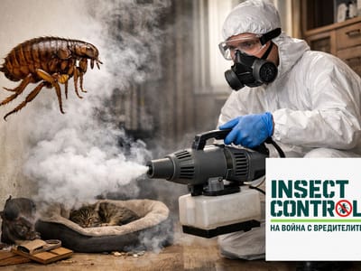 Как да се отървете от бълхите? Доверете се, на професионалистите!