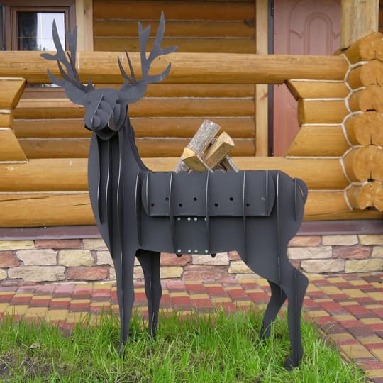 Дизайнерско градинско барбекю Лукс