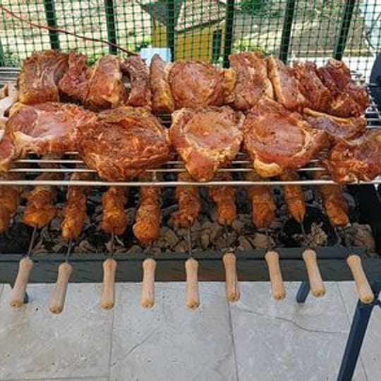 Скара решетка Кипърско барбекю SOUVLA модели Класик и Традиционал 70см