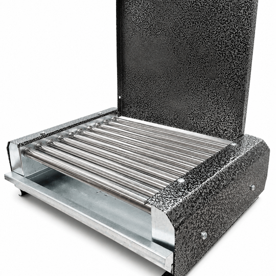 Електрическа скара Аида, 800W, неръждавейка с капак, 10 ребра