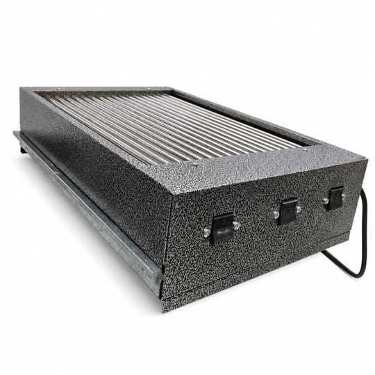 Професионална Ел. скара Аида  3000W с 3 ключа Неръждаема стомана