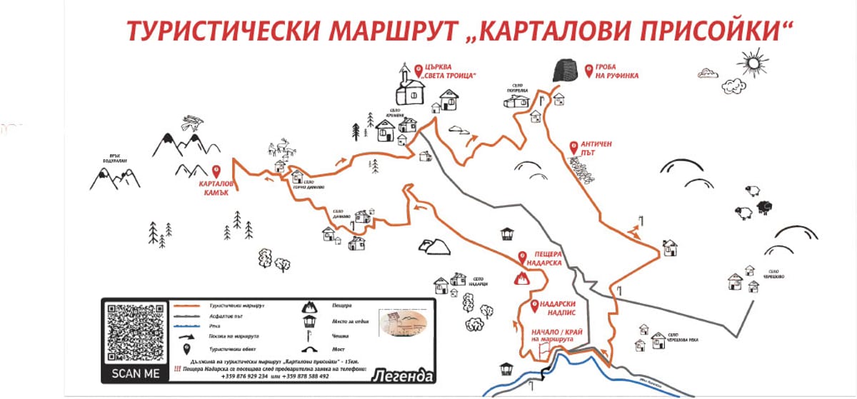 карта text