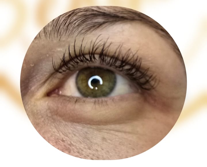 удължаване на мигли