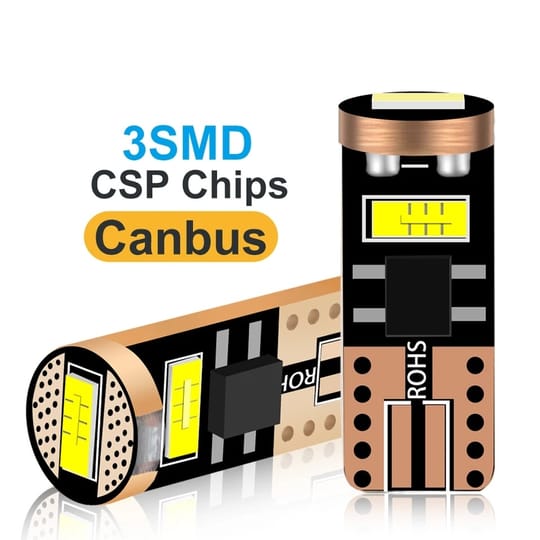 Лед крушки LED T10 *CSP* CANBUS
