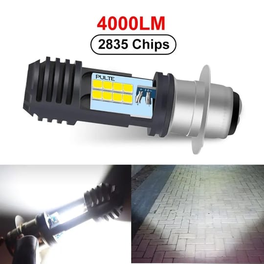 Лед крушки за мотоциклети и АТВ P15D H6M 16 LED CSP 