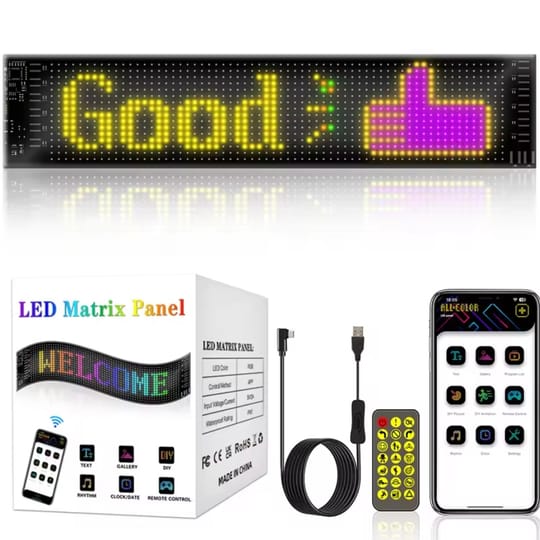 Гъвкава автоматична LED платка Devil Eye  - 1374X92mm