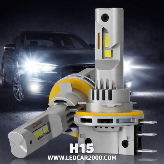 LED Крушки H15 – DRL + Дълги светлини | Професионална серия