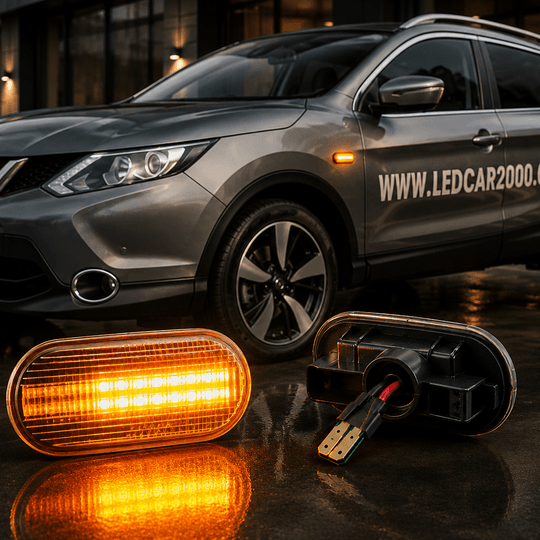 LED Динамични Странични Мигачи за Nissan – Комплект 2 бр.