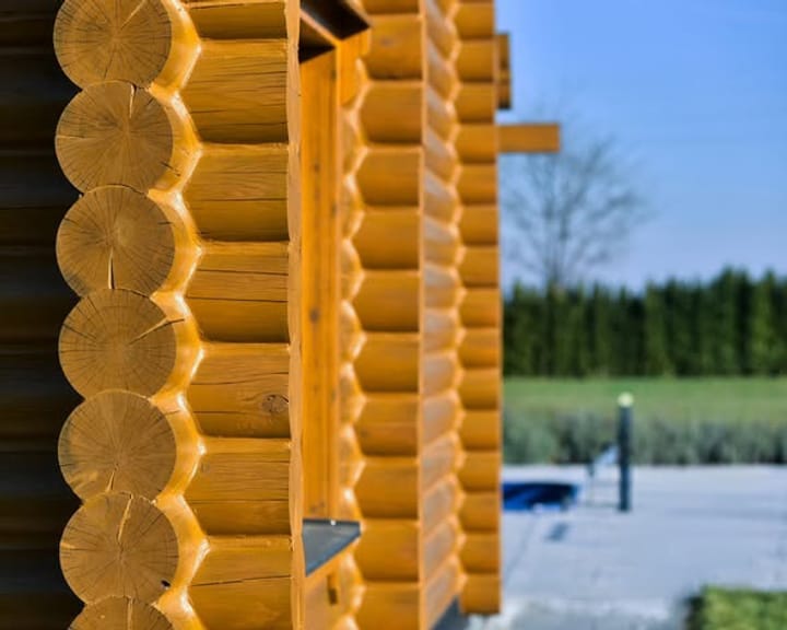 дървени греди