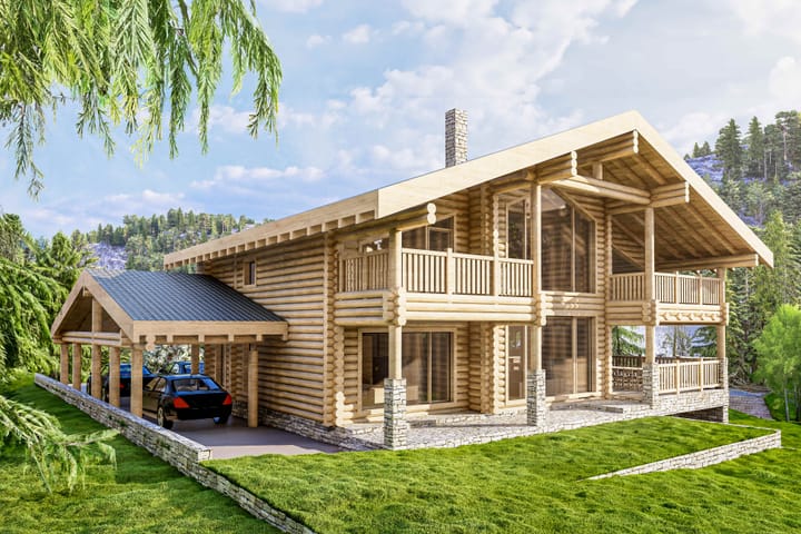 дървена къща