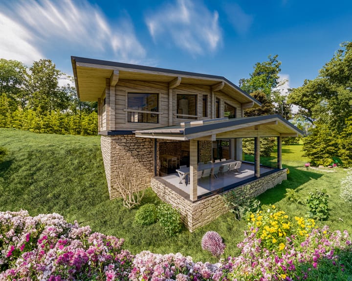 Дървена къща в Габрово