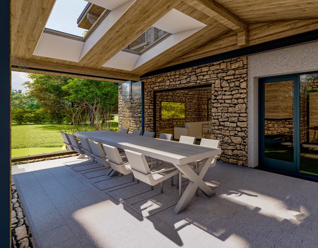 дървена къща в Габрово