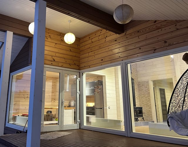 дървена къща 