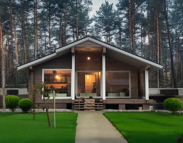 дървена къща 