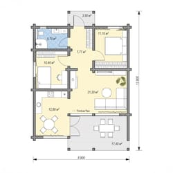 Дървена къша