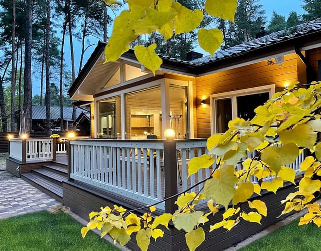 дървена къща 