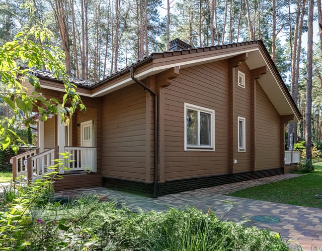 дървена къща 