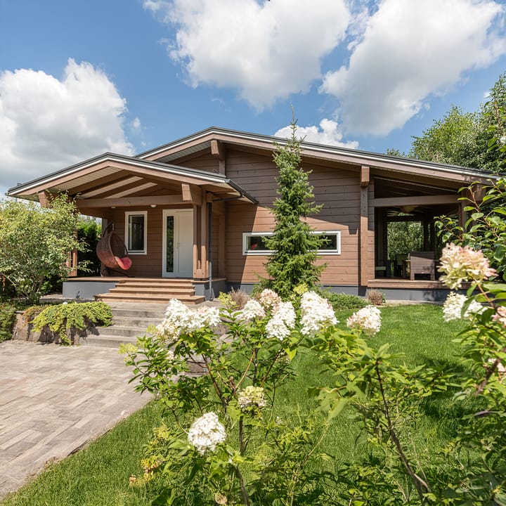 дървена къща 