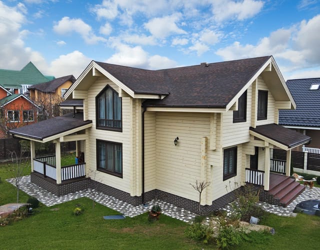 дървена къща 