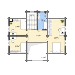 Дървена къша