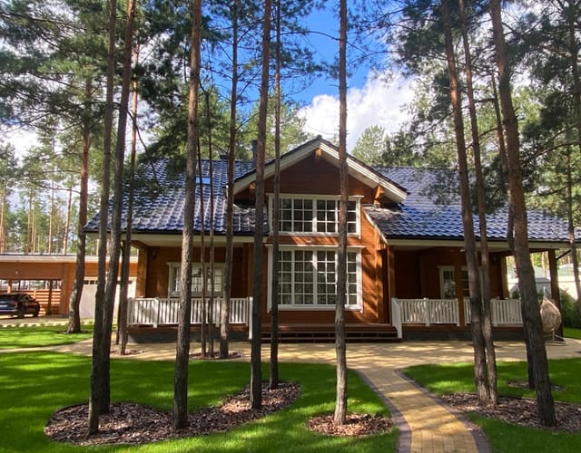 дървена къща 