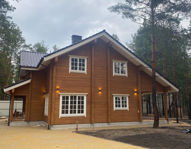 дървена къща 