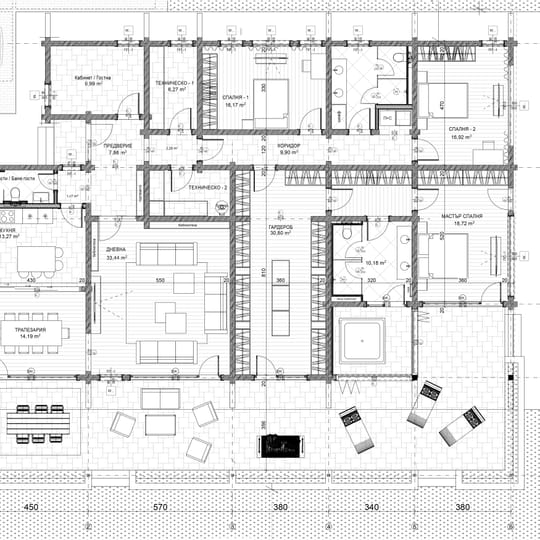 Къща в Банкя с плосък покрив