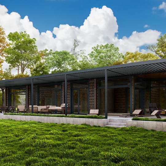 Къща в Банкя с плосък покрив