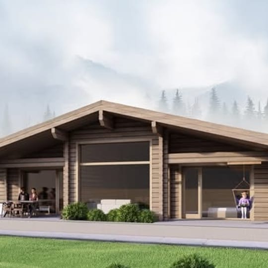 Бюджетна къща  99кв.м.