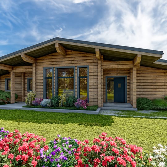 Просторна едноетажна къща