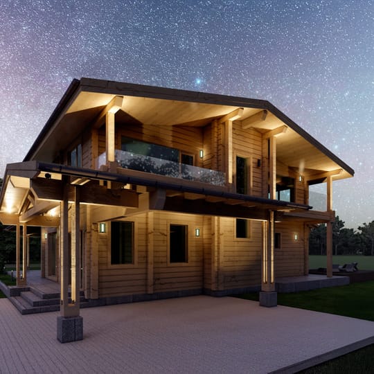 Еднофамилна къща на два етажа 266