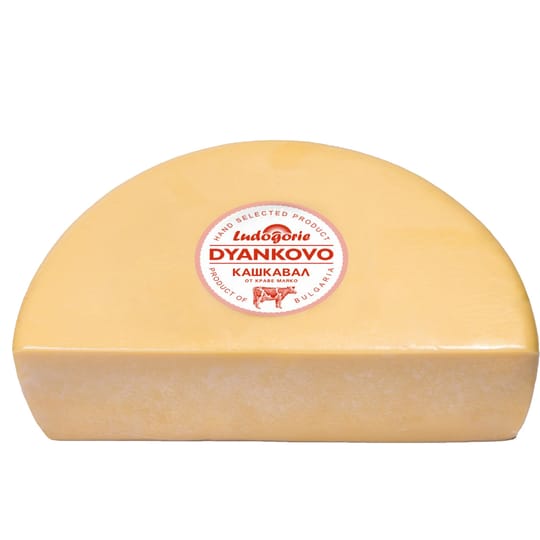 DYANKOVO Cow's Milk Yellow Cheese - Half wheel ~4.4 kg