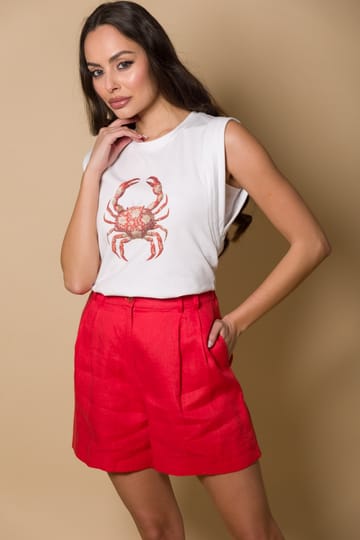 Дамски памучен топ "Crab"