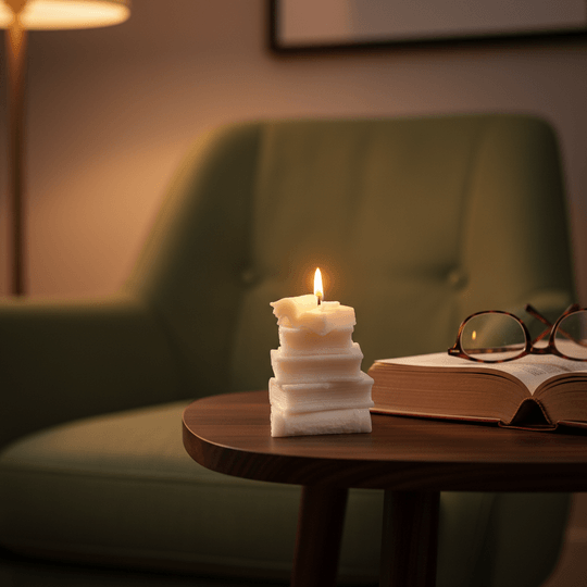 ​📚 Ароматна свещ "Антикварна Библиотека"