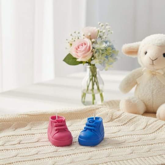 ​„Първи стъпки“ – Ръчно изработена ароматна свещ