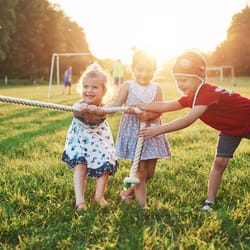 children playing