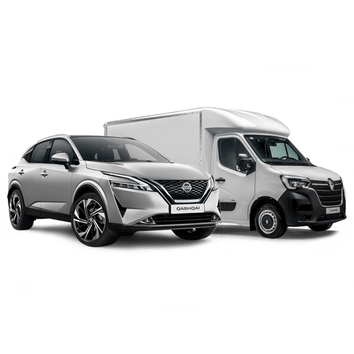 Nissan Qashqai and Renault Master