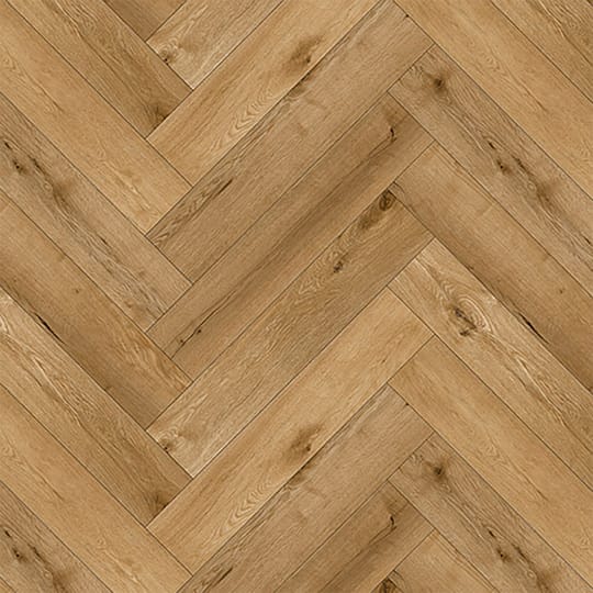 SPC Herringbone Златен дъб,  6,5 мм. с вградена подложка