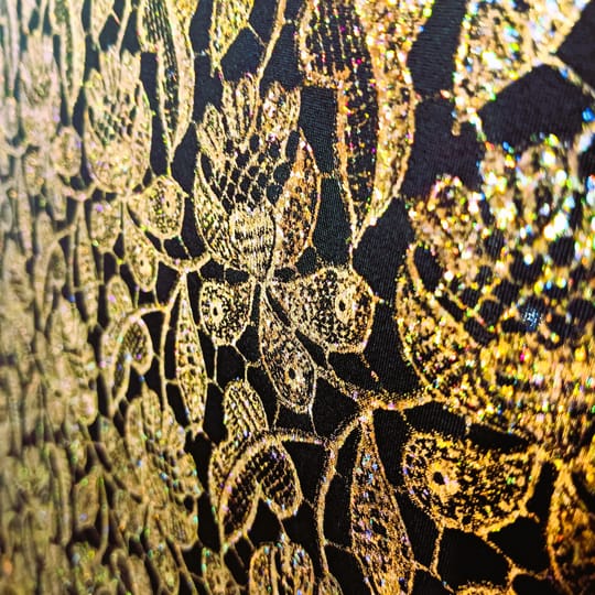 Ламе /Ликра / златист - хамелеон