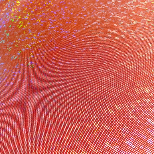 Ламе /Ликра /червен-хамелеон