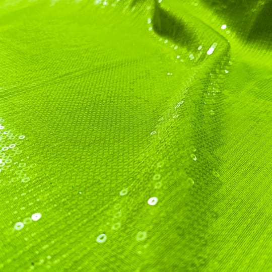 Пайет/ ликра / цвят -лайм