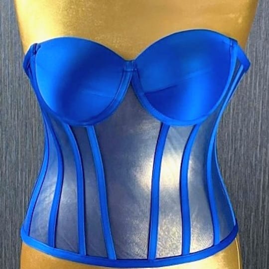 Корсет/ модел-м /синьо 
