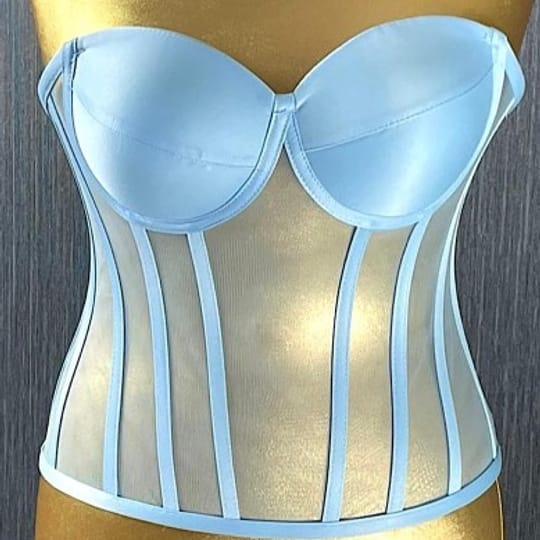 Корсет /бебешко синьо /модел-м