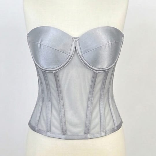 Корсет / Сив /Модел - м