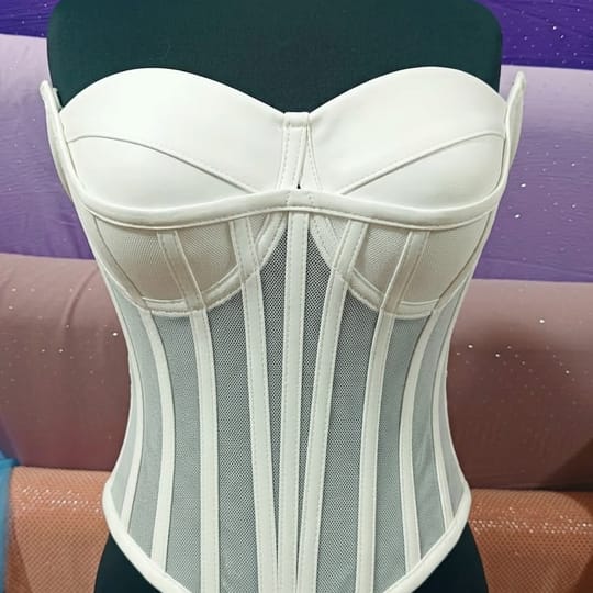 Корсет /батман /бял