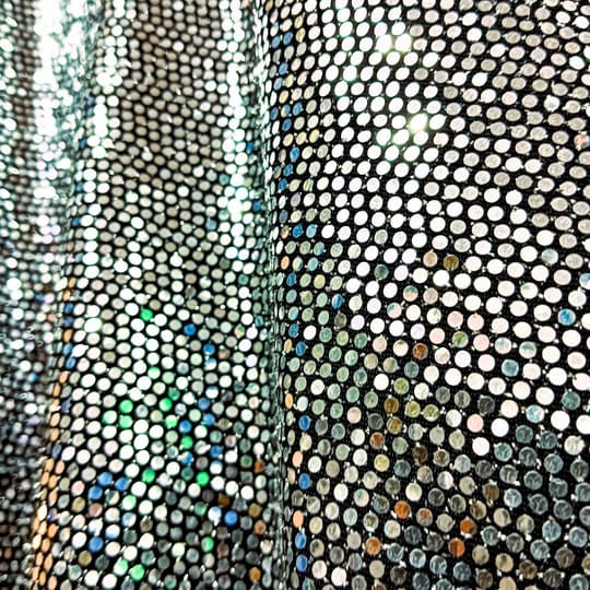 Сребърен плат пайети 